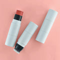 High Pigment Vegan Face Blush Cream 10 Colors Cheek  Makeup Blush Multi Stick on Make up with Brush Blush Waterproof