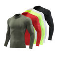 Compression Running T Shirt Men Long Sleeve Rashgard Gym Shirts Training T-shirt Quick Dry Breathable Sports Clothing