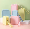 Silicone Makeup Bag Travel Cosmetic Bag Stuff Bag Makeup Pouch Cute Makeup Organizer Versatile Zipper Pouch for Women