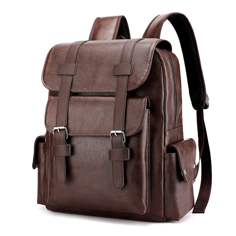 2025 Large Designer Smell Proof High School Luxury Sports Traveling Men Pu Leather Bookbags Maker