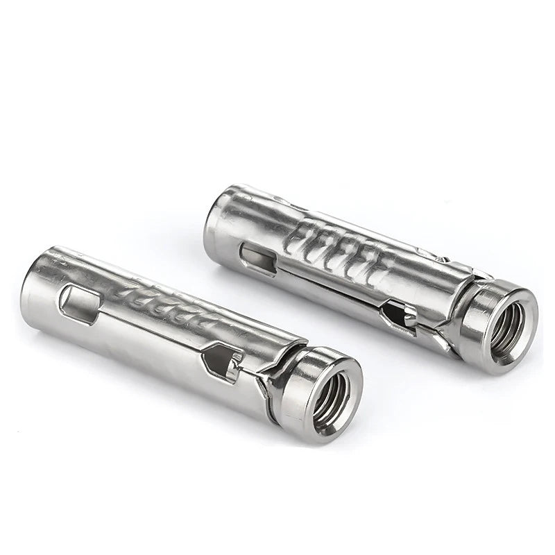 304 Stainless Steel Three-Piece Fish Scale Expansion Pipe M6M8M12 Ceiling Anchors Internal Expansion for Optimal Performance