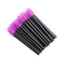 Custom logo Mini Eye Lash Eyelash Spoolies Cleaning Brush Eyelash Extension Mascara Brush Wands