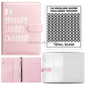 Innovative New Products Savings Challenges Book With Envelopes Budget Planner Book for Budgeting 100 Envelope Challenge Binder
