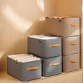 Fabric Storage Baskets with Handles Clothing Storage Boxes Quilts Portable Closet Storage Boxes Foldable Other Storage Baskets