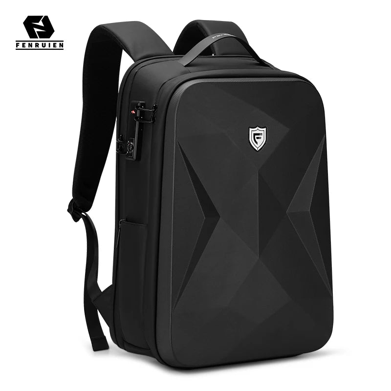 FENRUIEN Large Capacity PC&ABS Multifunction Waterproof Laptop Backpack Custom Gift Bags with logo Anti Theft Smart USB Charging