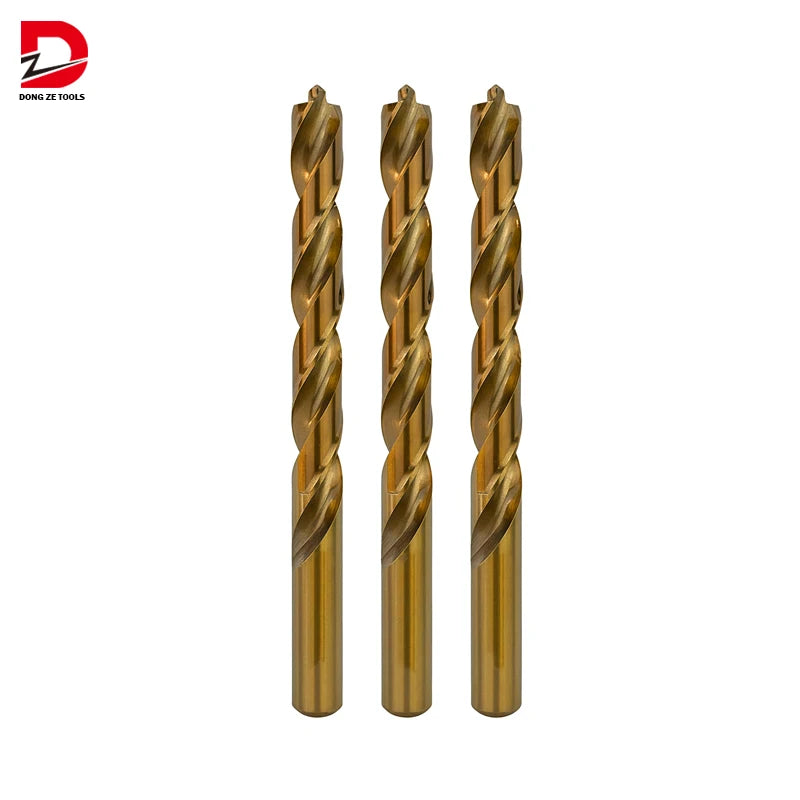 DZ M35 Cobalt Drill Bit Set with Straight Shank 1/2 Inch Pilot Point Cobalt Metal Drill Bits for Effective Metal Drilling