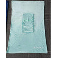 100x150cm or Custom Travel Blanket Custom 2 in 1 Solid Color Coral Fleece Blanket with Bag and Hook