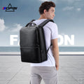 BOPAI Wholesale High End BSCI Business Cowhide Anti Theft 15.6 Inch Laptop Usb Charging Custom Luxury Men Real Leather Backpack