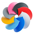 Adult Reusable Non slip Pure Color Yellow Soft High Elastic Flat Silicone Swimming Cap Aquatic Sports Gear with Frosted Inner