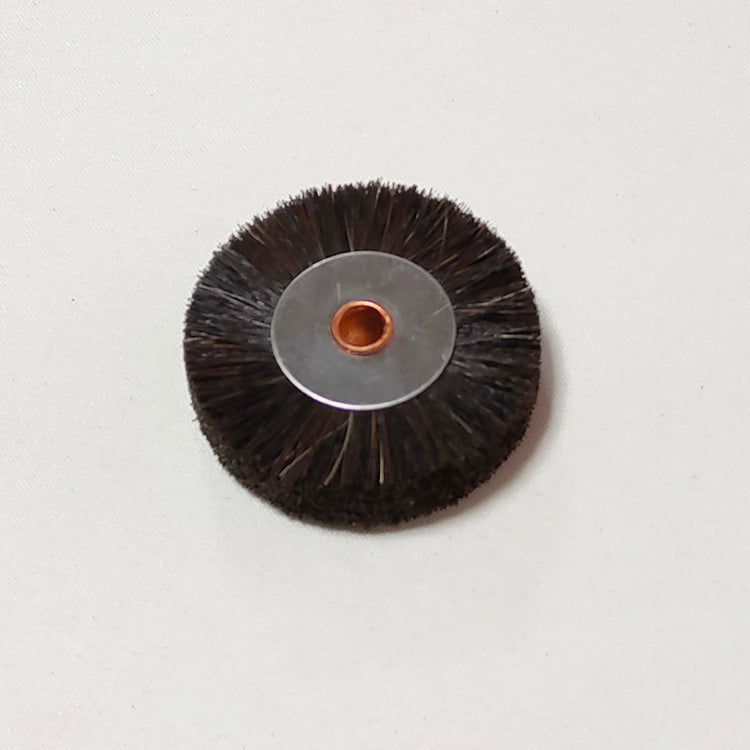 Black Color Hard Fur Iron Core Offset Printing Machine 48x6x14mm Brush Wheel