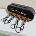 Guitar Key Holder Vintage Guitar Music Keychain Home Wall Decoration 4 Plugs Wall Mounting Keychain Rack Home Organizations MegaBDM
