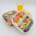 Recyclable Disposable Kraft Paper Takeaway Bowl for Catering UV Coating Printed Food Packaging for Canned Food