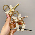 Hot Sell 11.5cm Butterfly Metal Large Claw Hair Clip Fashion Alloy Painting Oil Hair Claws For Women Hair Accessories