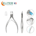 ELITER Best Selling Products Nail Nipper Pusher Sets Zinger Cuticle Nail Nippers Personal Care Cuticle Nail Nipper