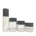 Customizable 20-120ml Cosmetic Glass Empty Bottles Stock Supply Essence Cream Emulsion Packaging Customized Color Logo