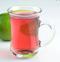 Red Cherry High-grade Nordic Style Sprayable Color Ribbon Handle Flower Tea Milk Latte Coffee Water Glass Cups
