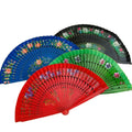 Wooden Spanish Fan for Dancing Home Decoration Ornaments Craft Gifts Promotional Printing Folding Hand Fans