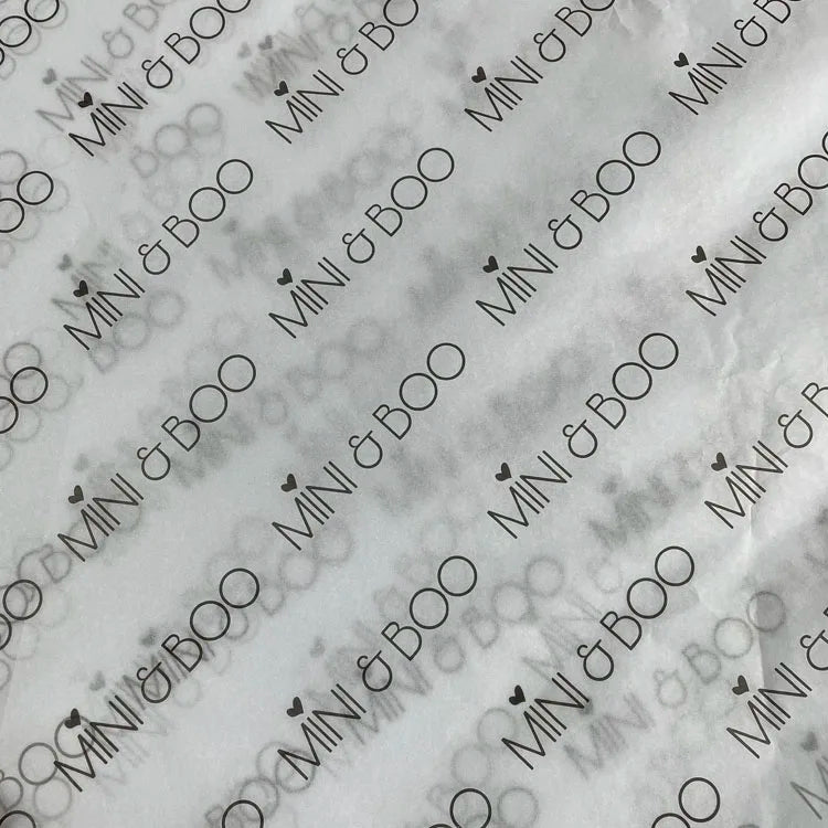 White Color Wrapping Tissue Paper for Garment Custom Packaging Tissue Paper Printed Tissue Paper With Logo