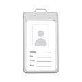 LEBEI Customizable Business Style Aluminum Certificate Card Holder Lanyard with Customizable Logo Metal Material