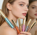 Private Label Customised Long-Lasting Waterproof Lip Gloss Pigment Metallic Shade with Mineral Ingredients