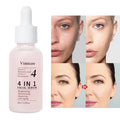 Natural Korean Beauty Private Label Facial Skin Care Face Moisturizing Nicotinamide Hyaluronic Acid Vitamin C E HA 4 in 1 Serum