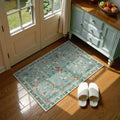 Small Non-Slip Throw Carpet Washable Parisian 2x3 Soft Door Mat Indoor Entrance Ultra-Thin Rug for Entryway Bathroom Kitchen