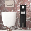 High End Customized Black 304 Stainless Steel Bathroom Paper Towels and Toilet Brush Shower Niche Accessories