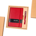 Hard Cover A5 Pu Leather Notebook Black Journal Box Gift Sets A5 Diary Notebook Gift Set Cheap Promotional Gift Set with Pen