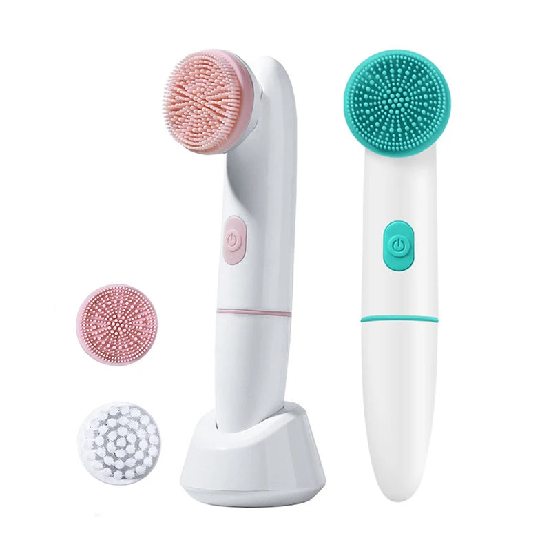 Portable Battery Electric Face Cleaner Facial Cleansing Brush Deep Cleansing Pore Cleaner