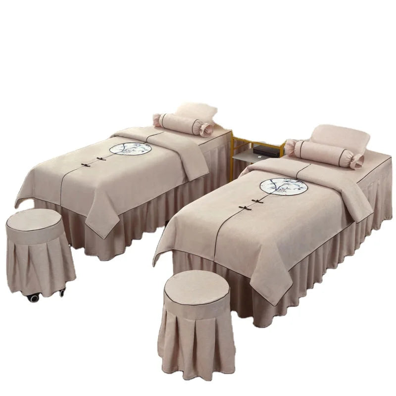 Cotton Linen Massage  bedding