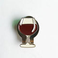 Red Wine Golf Ball Marker Novelty Accessory for Men and Women Golfers Made of Durable Iron Material with Magnetic Hat Clip