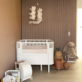 Sound Absorption Walnut and Oak Wood Slat Wall Acoustic Panel for Hotel