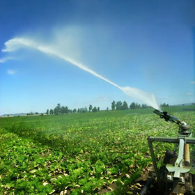 Titans Metal Dust-proof 80m Rain Gun Sprinkler with 360 Gear Drive for Farms Agricultural Irrigation System