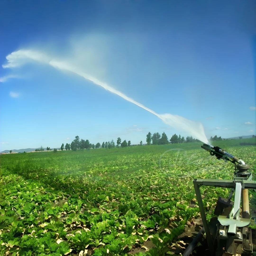 Titans Metal Dust-proof 80m Rain Gun Sprinkler with 360 Gear Drive for Farms Agricultural Irrigation System
