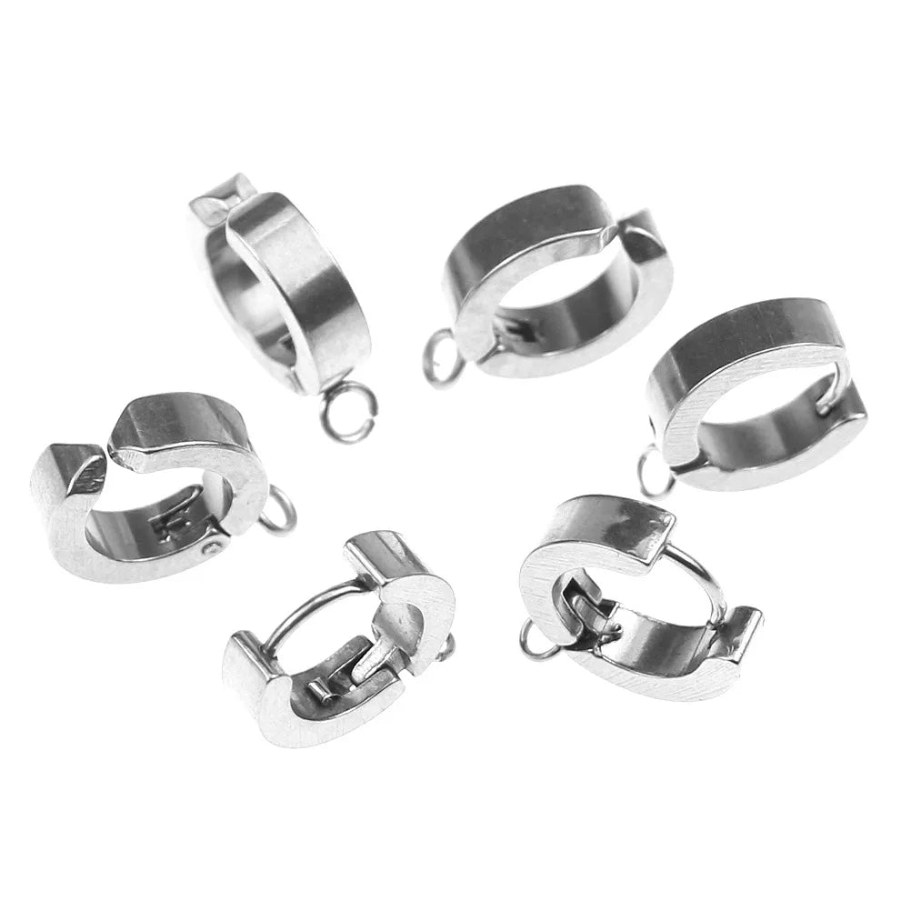 Earring Hook Jewelry Convertible Simplicity No Hole Earrings Non-piercing Painless Clip Earring Converter Findings