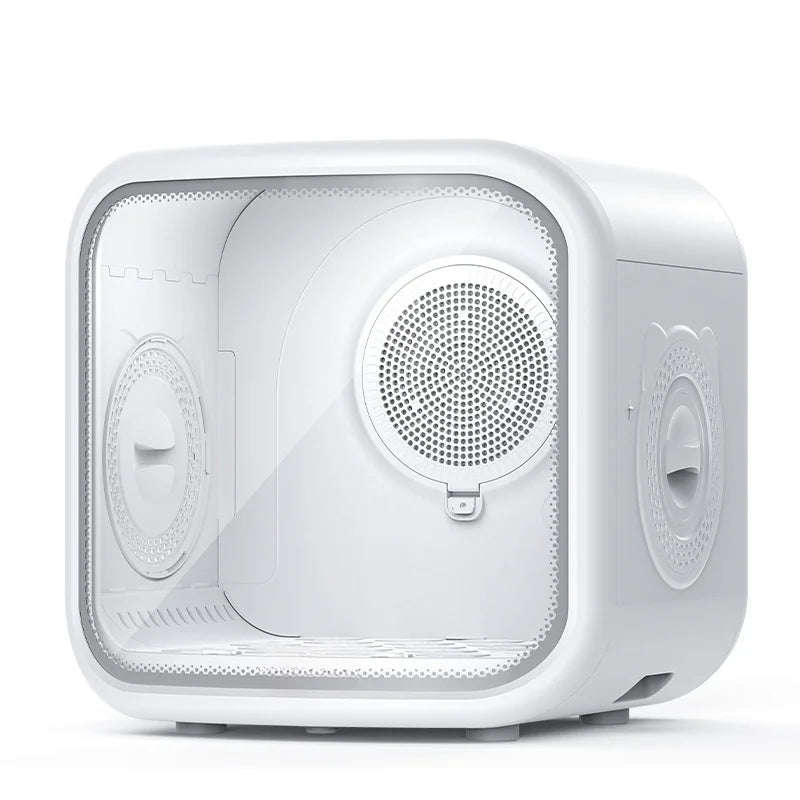 Hot Sale Fully Automatic Transparent Plastic Drying Box for Cats Dogs Modern Home Dryer with Noise Reduction Pulley for Pets