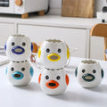 Creative Ceramic Egg White and Protein Separator Household Egg Liquid and Yolk Filter Baking Tool Easy to Clean