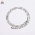 4MM Hiphop Jewelry Chain Sweater Chain Figaro Chain Stainless Steel for Bracelet Necklace Making