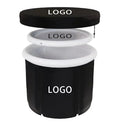 75cm * 75cm Inflatable Portable Pvc Inflatable Folding Ice Bath Tub Basins Bathtub Bath Bucket Adult