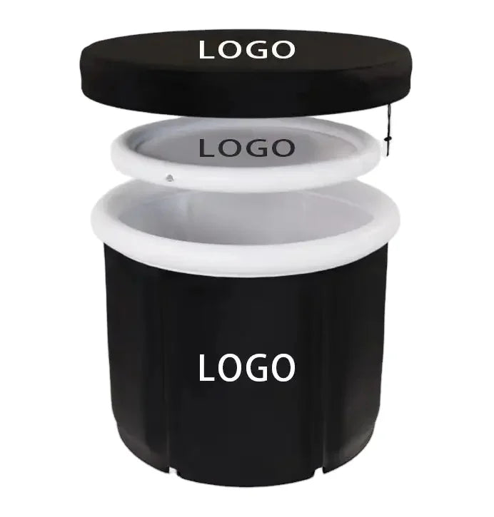 75cm * 75cm Inflatable Portable Pvc Inflatable Folding Ice Bath Tub Basins Bathtub Bath Bucket Adult