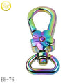 Designer Custom Luxury Vintage Handbag Accessory Dog Leash Snap Hook Hardware Portable Rainbow Plated D Ring Clasps Wholesale