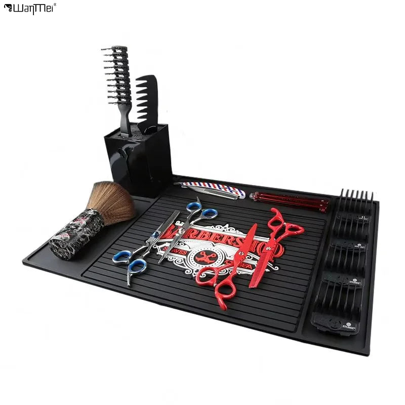 Wanmei Anti-Skid Magnetic Silicone Pad for Barber Tools Display Barbershop Accessories