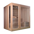 Factory Price Detox 4 Person Size Hemlock Indoor Traditional Steam Sauna Room