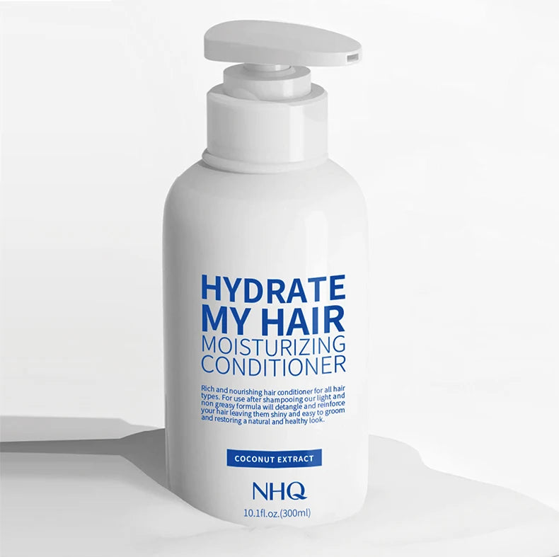 Oem Natural Coconut Thin Frizzy Hair Treatment Moisturizer Repair Shiny Stronger Re-Growth Conditioner for Damaged Hair