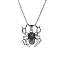 Hiphop Fashion Stainless Steel Mens Pendant Spider Necklace