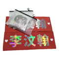 Custom Suede Kpop Slogan With Reflective Colorful Hand Banner Tower for Concerts Fans Support