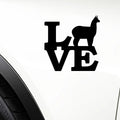 Love Alpaca Funny Laser Sticker Car Door Laptop Bumper Window Wall Vinyl Decal Gift Die Cut Decals Laptop Window Glass
