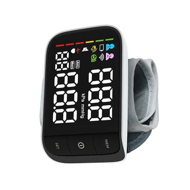 Factory Price LED Display Bp Monitor Wrist Type Smart Automatic Wrist Electronic Blood Pressure Monitor
