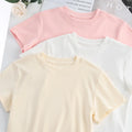 Wholesale Summer T-shirt Women's Custom Printed Girl's T-shirt Short Sleeve Crew Neck Cotton Spandex Graphic T-shirt for Women
