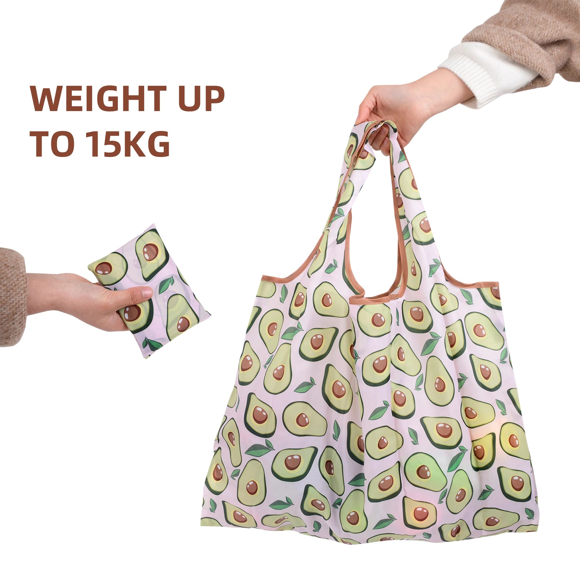 Wholesale Pretty Arts Foldable Heavy Duty Washable Reusable Eco-Friendly Tote Bags Customizable Color Logo Cute Pattern Medium